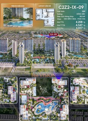 duy nhất căn 2pn view bắn pháo hoa tại dự án masteri era landmark