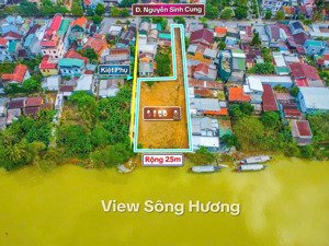 đất nền huế, đất nền view sông hương, đầu tư kinh doanh du lịch dịch vụ 1250m2