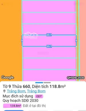 ngộp! bán nhanh trong tháng 5x23.7m đường ngô quyền kdc goldhill trảng bom, giá quá rẻ