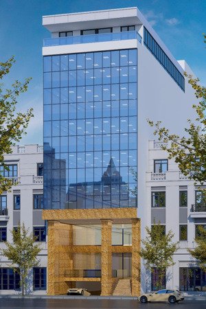 cho thuê tòa nhà văn phòng mặt phố quang trung,hà đông.siêu đẹp. 250m2*8 tầng + hầm. mt 12 ,đủ pccc