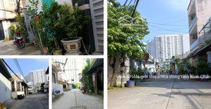 nhà đường mới rạch bà tiếng 70m² 4x17,5m hẻm 6m an lạc 3, thông bàn cờ ra tên lửa, kinh dương vương