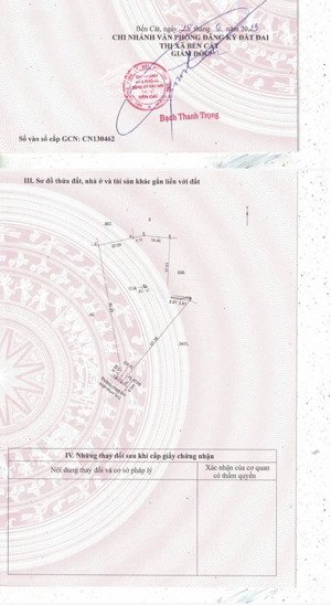 bán nhanh đất vườn an điền bến cát đường nhựa 6m, gần 3.000 m2 giá chưa tới 1.7 triệu/ m2