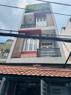 bình thạnh hẻm xe hơi thông khuvip phan đăng lưu nơ trang long 4 tầng sân thượng