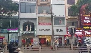 cho thuê nhà mặt phố cầu giấy | 5 tầng | 2 mặt tiền | thang máy | giá 60 triệu