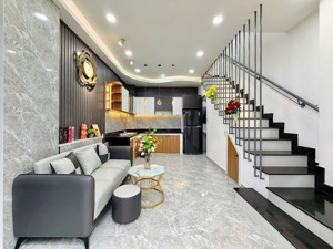 gò vấp-bán nhà 1 trệt 2 lầu, diện tích sàn 66m2, 7 phòng 2 mặt hẻm rộng, gần chợ an nhơn nhỉnh 4 tỷ