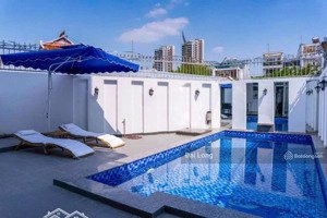 hàng hiếm thảo điền! mặt tiền nguyễn bá huân nhà 4 tầng có hồ bơi diện tích lớn