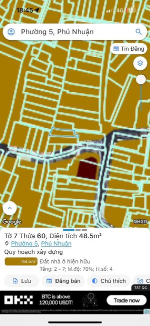 chính chủ bán 211/136 hoàng hoa thám 6.8 tỷ