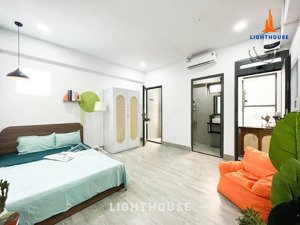 căn hộ dạng 1 phòng ngủ tách bếp full nt đẹp gần lotte gv, công viên văn hóa - thang máy