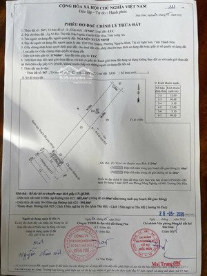 bán đất mặt tiền đường tl825 thị trấn hậu nghĩa, dt 1194m2 bao full thổ giá 1 tỷ/m