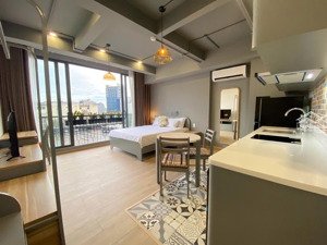 cho thuê chdv/cc mini 1pn, 1wc ban công thang máy nhà mới cực đẹp 40m2 gần cộng hoà, tân bình