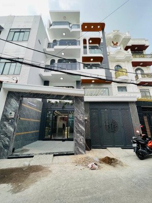 bán nhà mới 1/ an dương vương (4m*20m-đúc 5 lầu- 8tỷ300 tl) hẻm 7m sát chợ phú lâm, bà hom