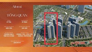 quỹ căn đẹp nhất dự án giai đoạn 1, 34m, ck 11.5%, tặng 5 chỉ vàng. giá bán 2.3 tỷ.