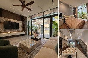 cho thuê nhà mặt tiền 3 tầng 3pn nhà mới xây thiết kế hiện đại