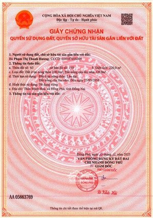 bán đất mặt tiền xuyên tâm 32m đồng phú bình phước