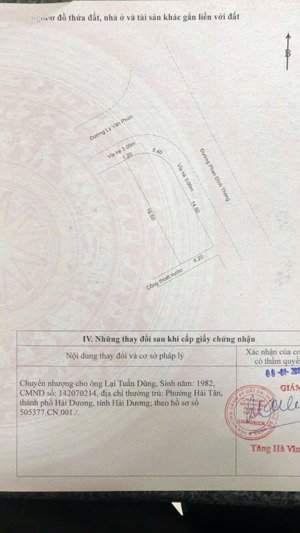 góc sát biển tân trà 11.2x19.5m (213m2)