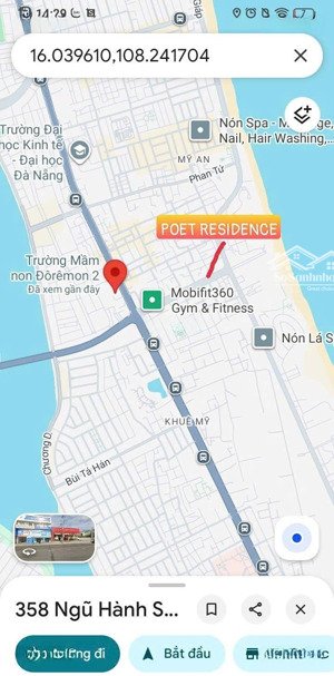 bán quỹ đất 1.500m² mặt tiền đường ngũ hành sơn, 100% đất ở chuẩn pháp lý làm dự án căn hộ