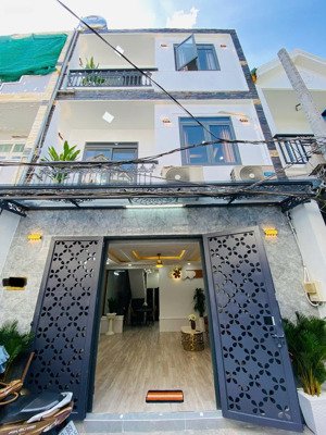 bán nhà mới đẹp đón tết trệt 2 lầu huỳnh tấn phát, nhà bè, chỉ nhích 4 tỷ, 4pn, 5wc shr