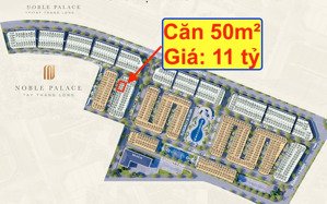 bán nhanh căn liền kề 50m2 mặt tiền 5m xây 5 tầng - ck 12% - dự án noble palace tây thăng long