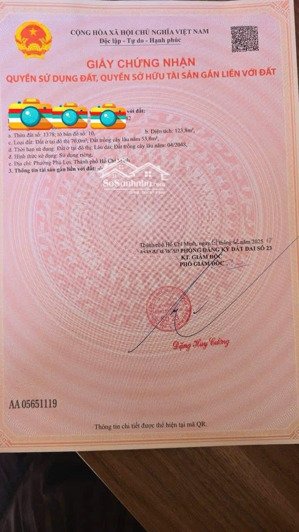 bán đất nguyễn bình, phú lợi, thủ dầu một, bình dương, 6,3 tỷ, 123,8 m2, giá tốt!