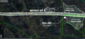 rẻ nhất ngay sát ga metro số 5, cao tốc đại lộ thăng long 70.6m chỉ 3.59 tỷ