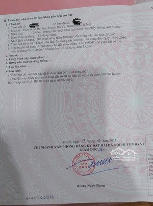 bán đất tại đt 87, ba trại, ba vì, hà nội, 3 tỷ, 125m2, giá tốt