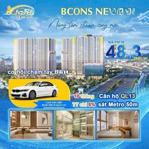 căn hộ 3 mặt view sông mặt tiền ql13 mở rộng 60m cửa ngỏ tp hcm