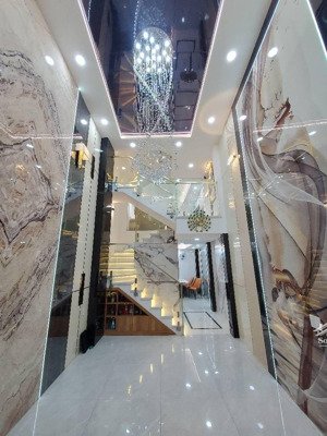 7,6 tỷ - nhà mới 100% rất đẹp - 4 pn-đầy đủ nội thất xịn - sát mặt tiền nguyễn văn lượng ngay lotte