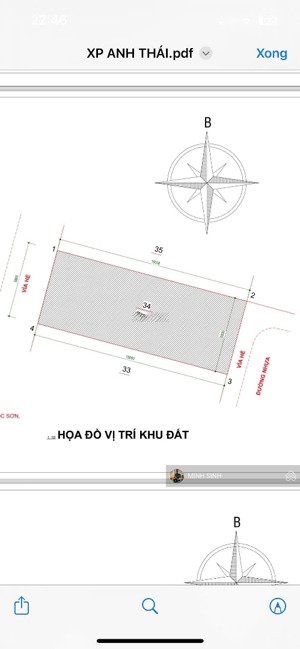 chủ cần bán nhanh. 87m2 đấu giá tổ 1 thị trấn sóc sơn - lô thường 2 mặt đường