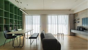 căn góc 2pn view sông full nội thất cho thuê giá 19tr/tháng - the sun avenue, q2