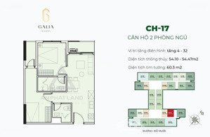 cần bán nhanh căn 2pn - 55m2 tại galia yên sở giá thanh toán tiến độ chỉ 4.5 tỷ liên hệ 