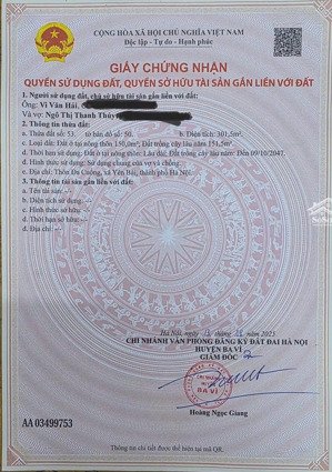 2,1 tỷ sở hữu ngay lô đất đẹp xã yên bài.301m2,có 150m thổ cư,đường rộng đã xây ranh giới rõ ràng