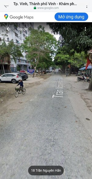 chính chủ bán lô đất lk 72tr/m2 (7.5m trần nguyên hãn sổ đỏ cienco4) cung càn