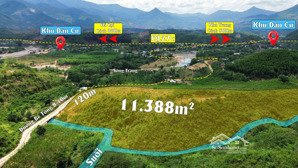 1.2ha view siêu đẹp mặt đường bê tông gần đường ql27c khánh vĩnh khánh hòa giá rẻ