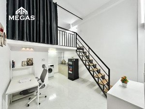 phòng gác 1m9 cực xinh - full nội thất mới keng - gần mai chí thọ - 30m2