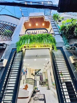 thanh lý nhà đẹp khu bình lợi dt 4.3x13.2m, 4 phòng ngủ sổ riêng bình thạnh