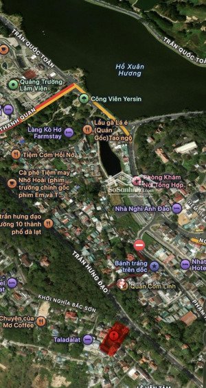 đất xây khách sạn đà lạt mặt tiền lê vân tám đa lạt