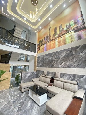 nhà mới đẹp luxury an dương vương giáp quận 6 84m 4x21, 6 tầng shr ô tải vào nhà chỉ 8 tỷ x