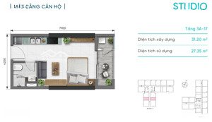 căn hộ d-aqua quận 8 | giá 2.1 tỷ (all-in, 102%) | tầng 16. lh: 