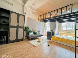 cho thuê duplex full nội thất ban công rộng thoáng mát, máy giặt riêng gần etown cộng hoà