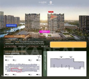 cần bán penhouse hướng đông nam, view tttm và nhạc nước, giá cực kì tốt chỉ 37 tỷ