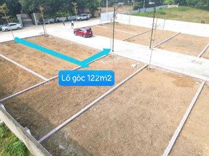 bán lô góc 122m² cổ đông - sơn đất vuông vắn, 2 mặt thoáng