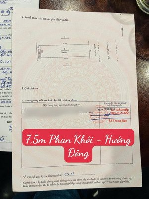 chính chủ bán đất đường 7,5m phan khôi - hòa xuân - hướng đông -sạch đẹp - vị trí đẹp, giá tốt nhất