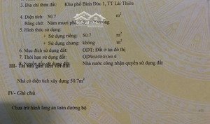 nhà trung tâm lái thiêu gần ngã 3 cây liễu | 50,7m ngang 5m