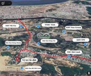 lô đất thổ cư view làng biệt thự và đại dự án sun nha trang giá đầu tư