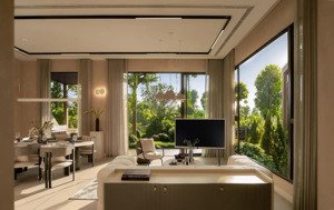 duy nhất 1 căn biệt thự song lập có hầm retreat forest 220m2 gần vườn lớn, hồ thiên nga + clubhouse