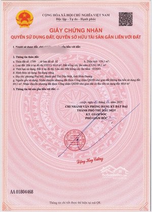 đất mt dx019 sát dx002, dt 6x23(60m tc) giá 3,3 tỷ bớt lộc