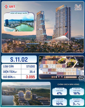 s.11.02 studio view hồ nhạc nước | aria bay hạ long