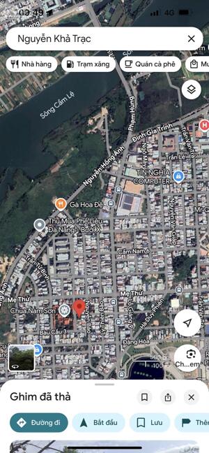 BÁN ĐẤT ĐƯỜNG NGUYỄN KHẢ TRẠC – BÊN CHÙA NAM SƠN, CẨM LỆ, ĐÀ NẴNG