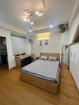 cho thuê căn hộ 1 phòng ngủ ,cửa sổ trời tại quận 1