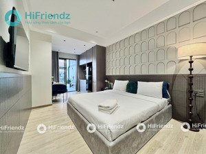 căn hộ 1 phòng ngủ ngay sân thượng thoáng mát - nội thất luxury cao cấp - trung tâm bình thạnh